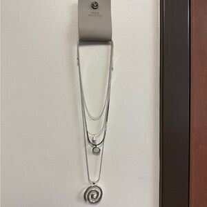Urban Outfitters Silver Layered Necklace